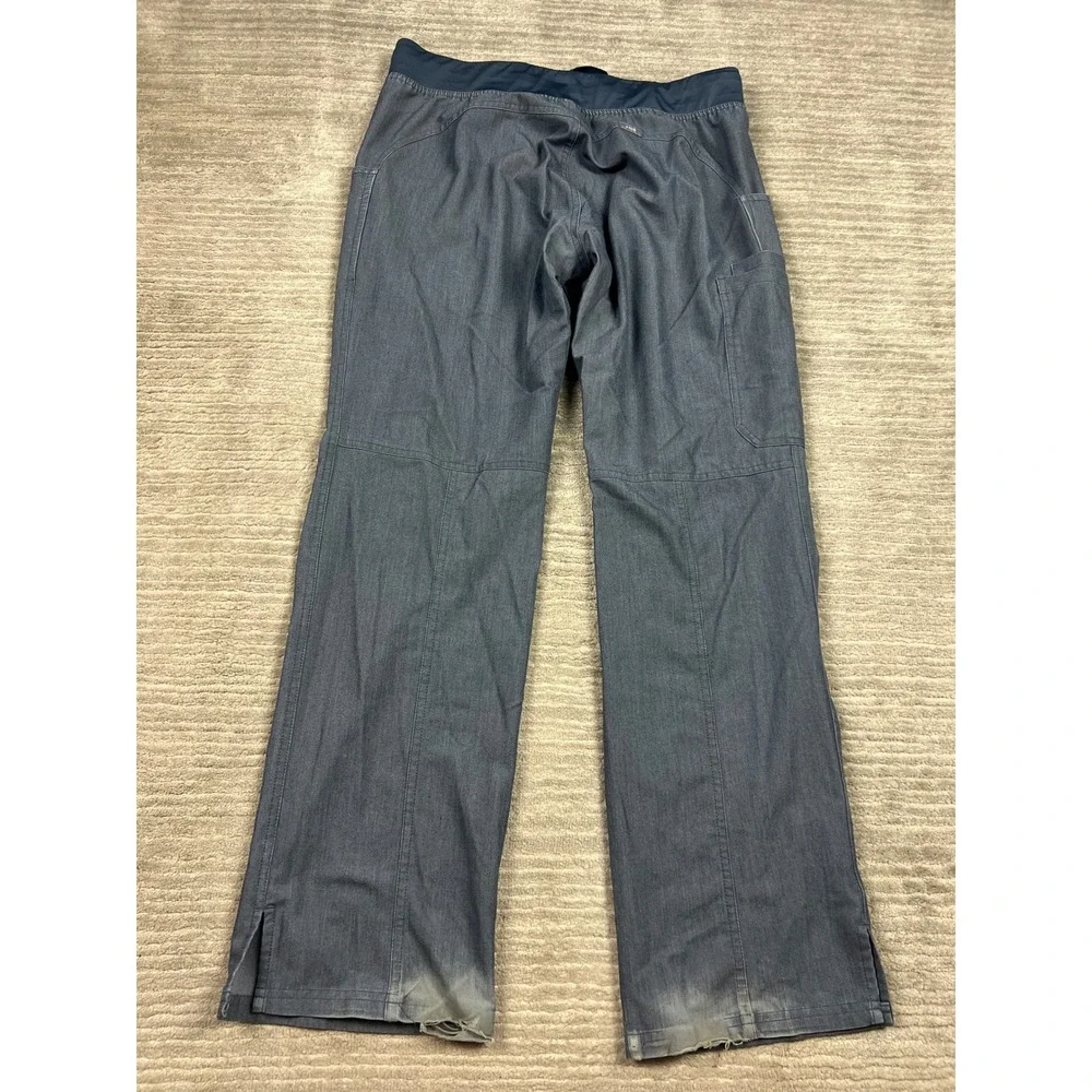 FIGS Scrub Pants Mens L Blue Gray T21004 Technical Collection Cargo Straight Leg